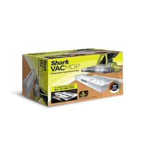 VACMOP Disposable Hard Floor Vacuum and Wet Mop Pad Refills 16-CT