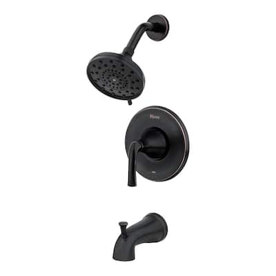 Ladera Single-Handle 3-Spray Tub and Shower Faucet in Tuscan Bronze (Valve Included)
