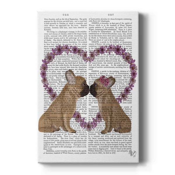 Wexford Home French Kiss and Flower Heart By Wexford Homes Unframed Giclee Home Art Print 12 in. x 8 in.