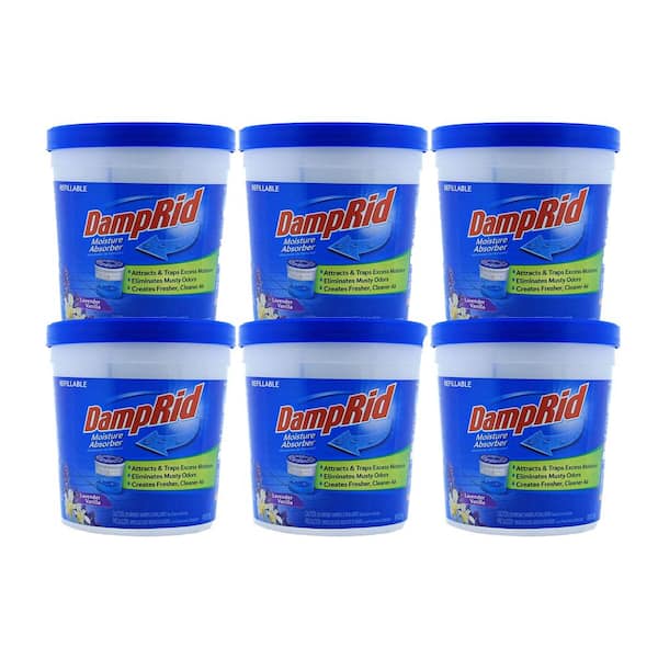 Reviews for DampRid 10.5 oz. Lavender Vanilla Refillable Moisture Absorber  (6-Pack)
