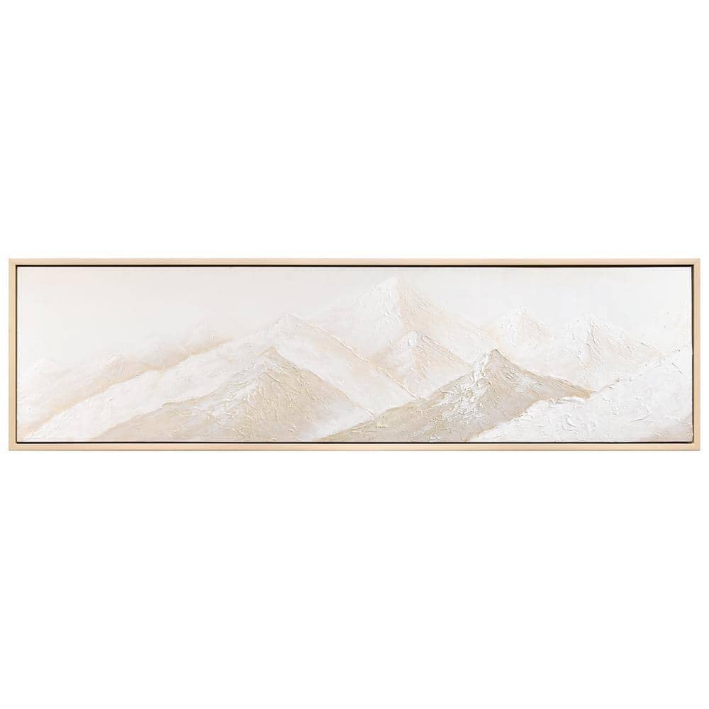 Empire Art Direct Panoramic Peaks Heavily Textured Hand Painted