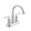Glacier Bay Oswell 4 in. Centerset Double Handle High-Arc Bathroom Faucet in Chrome