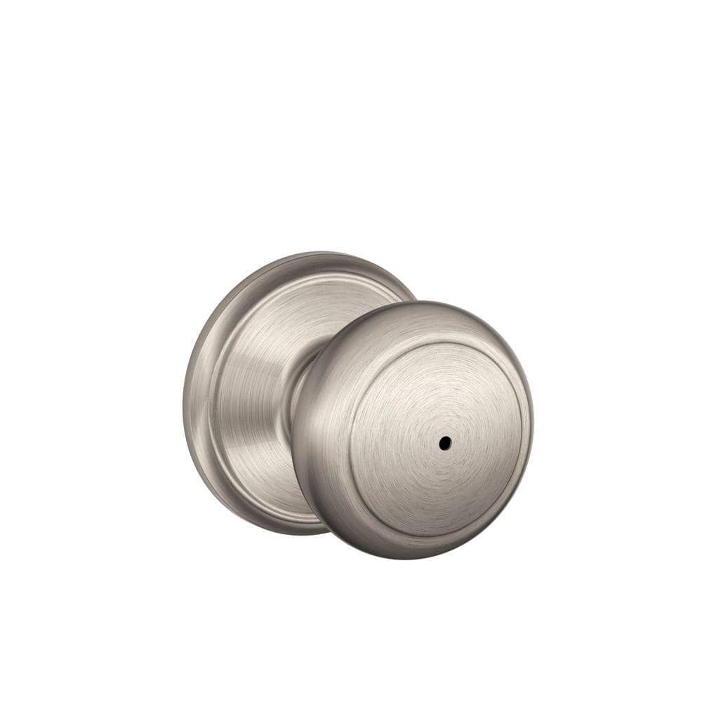 Schlage F10 and 716 16-080 10-027 Andover Hall and Closet Knob Aged Bronze 