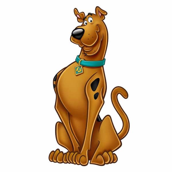 RoomMates 5 in. x 19 in. Scooby Doo Peel and Stick Giant Wall Decal (9-Piece)