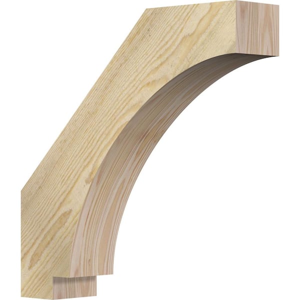 Ekena Millwork 4"W x 18"D x 18"H Imperial Rough Sawn Knee Brace, Douglas Fir