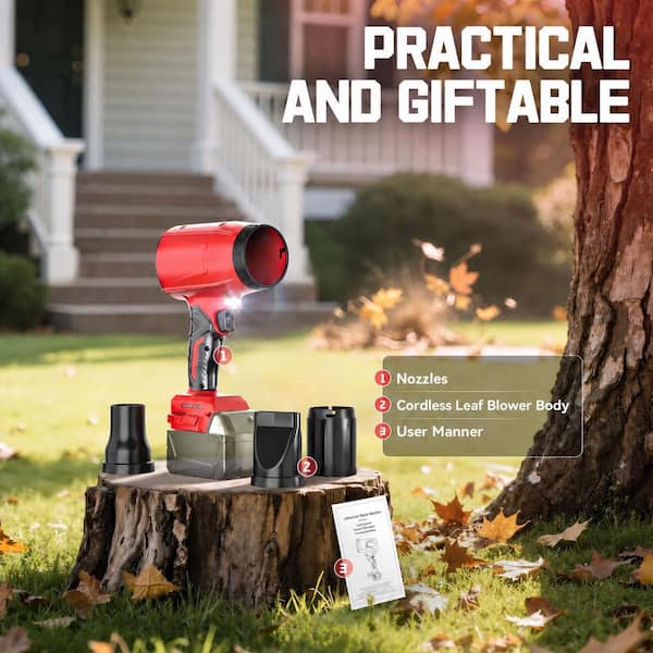 MISOPILY Leaf Collecting Tool Cordless Handheld Blower 800000 RPM