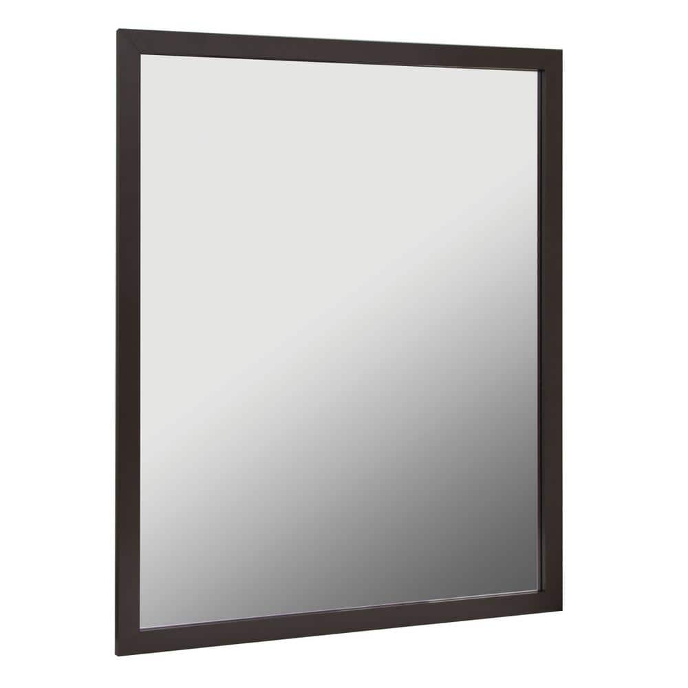 30 in. W x 36 in. H Rectangular Aluminum Framed Wall Mount Modern Decor Bat