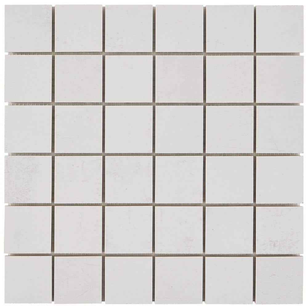 Forge Light Gray 4 in. x 0.35 in. Matte Porcelain Floor and Wall Mosaic Tile Sample price history on PriceWatchPro