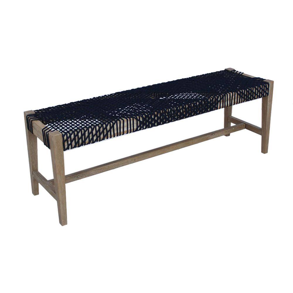 Coaster Home Furnishings Sorrel Weathered Wash and Dark Navy Bench with ...
