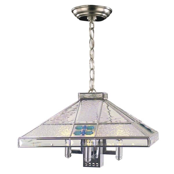Dale Tiffany Square 5-Light Silver Hanging Fixture