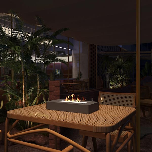 HOTEBIKE 13.7 in. x 5.5 in. Bio-Ethanol Ventless Fireplace in