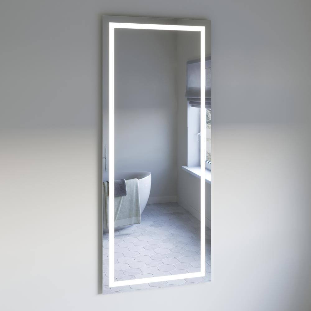 Santo 71" x 30" Frameless LED Bathroom Vanity Mirror