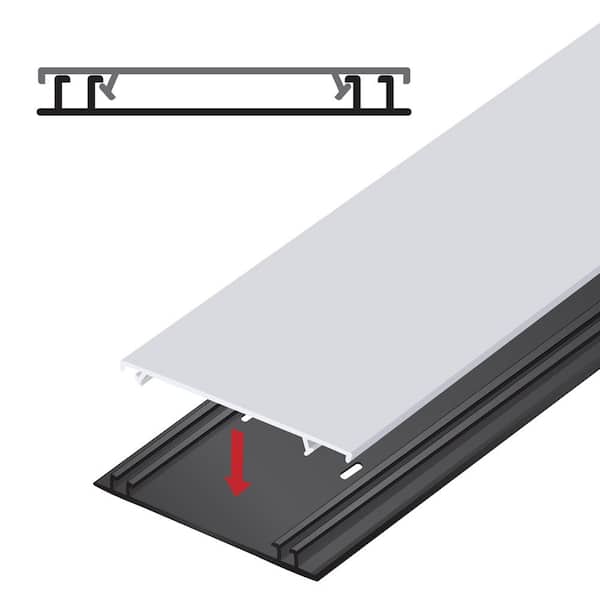 3-1/2 in. Grey Porch Screening System Cap