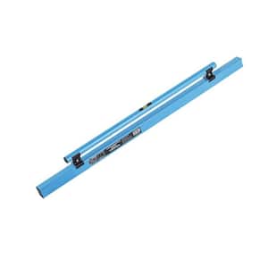 1800 mm 72 in. Pro Concrete Screed/Darby Tool with Leveling Vial, Blue