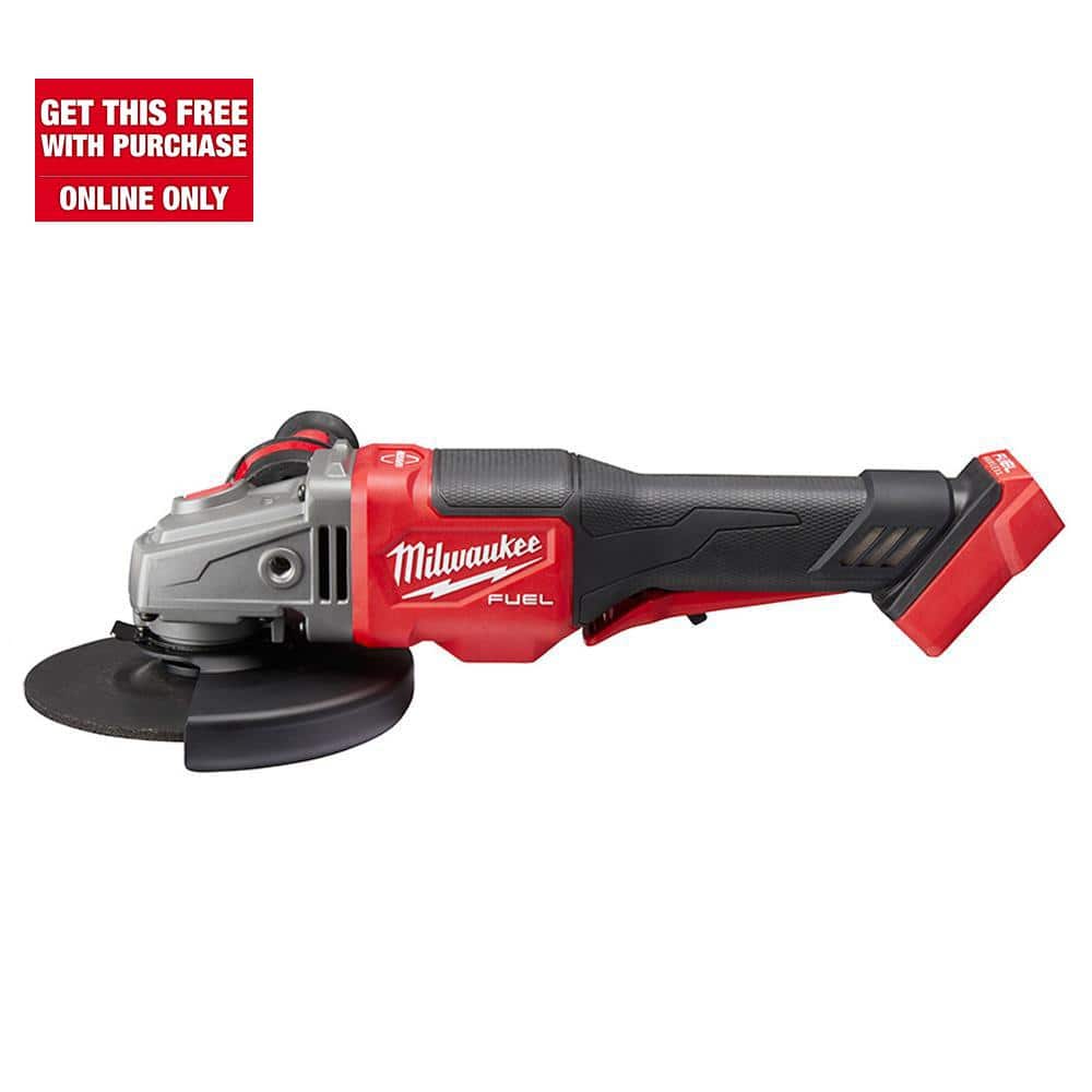 Milwaukee M18 FUEL 18V Lithium-Ion Brushless Cordless 4-1/2 in./6 in. Braking Grinder with Paddle Switch (Tool-Only) 2980-20 Sansujyuku sansujyuku.com