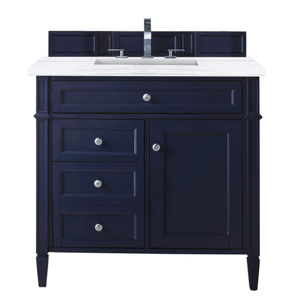 Brittany 36 in. W x 23.5 in.D x 34 in. H Single Bath Vanity in Victory Blue