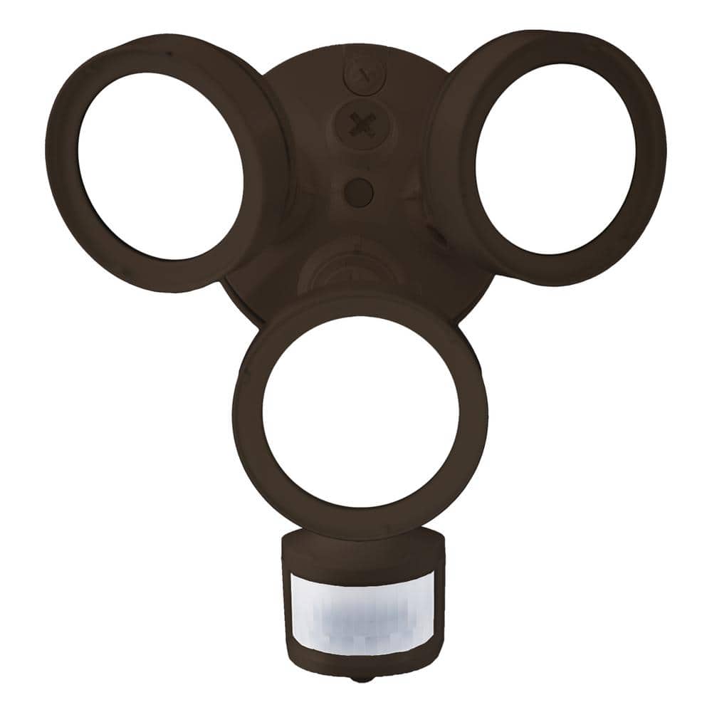 HALO TGS 27 Watt Equivalent 3000 Lumen 270° Bronze Motion Sensor ...