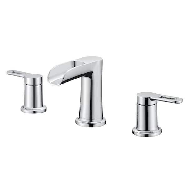 Ultra Faucets Sozu 8 in. Widespread Double Handle Short-Vessel