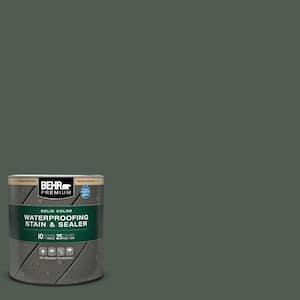 1 qt. #N420-7 Alpine Trail Solid Color Waterproofing Exterior Wood Stain and Sealer