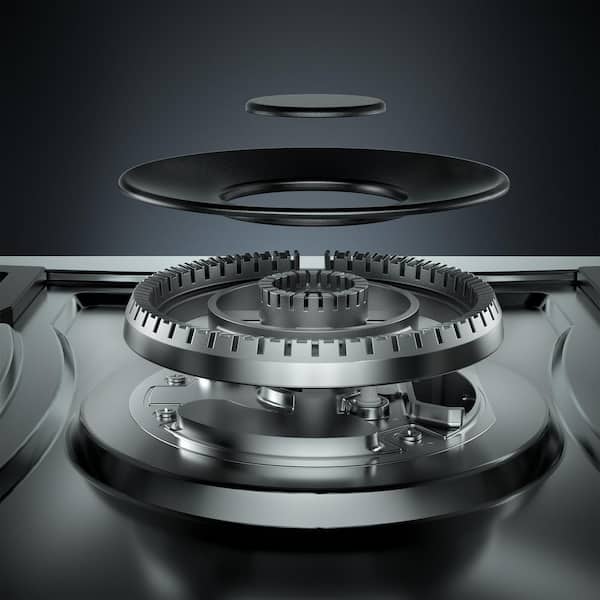 Built-In 30 in. Gas Cooktop in Stainless Steel- 5 Sealed Burners
