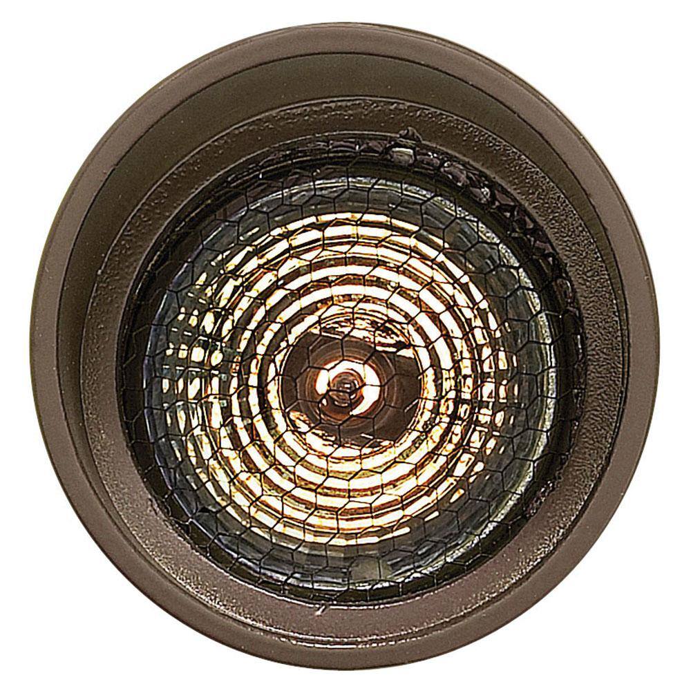 Textured Brown Aluminum LED Spot Light - Outdoor Wet Rated