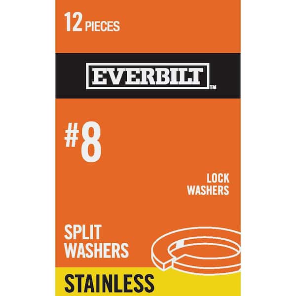 #8 Stainless Steel Lock Washer (12-Pack)