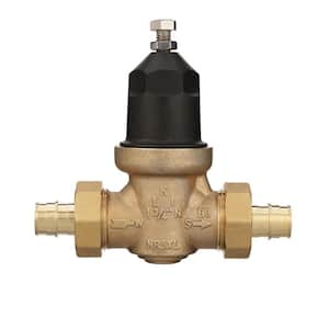 3/4 in. NR3XL Pressure Reducing Valve with Double Union Male Barbed Expansion F1960 PEX Tailpiece Connection Lead Free