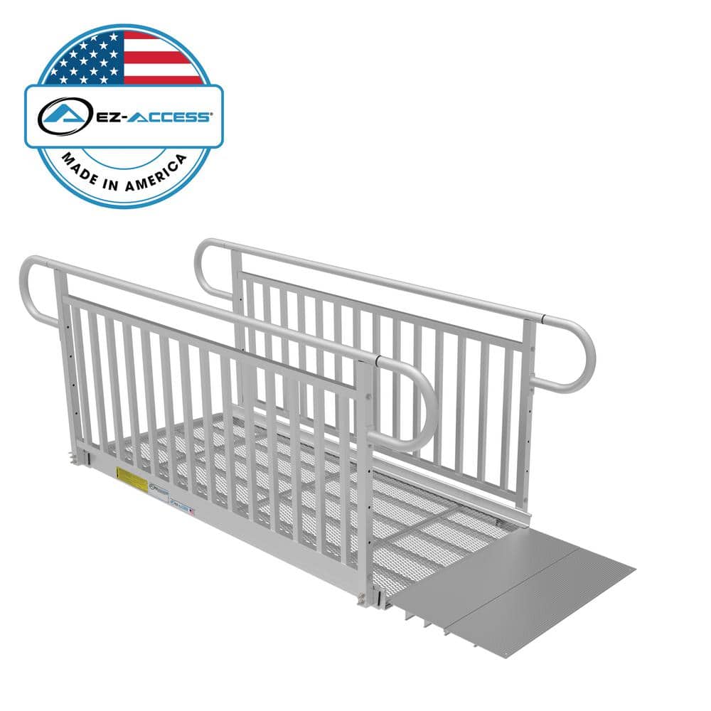 PATHWAY 3G 6 ft. Wheelchair Ramp Kit with Expanded Metal Surface and Vertical Picket Handrails price history on PriceWatchPro