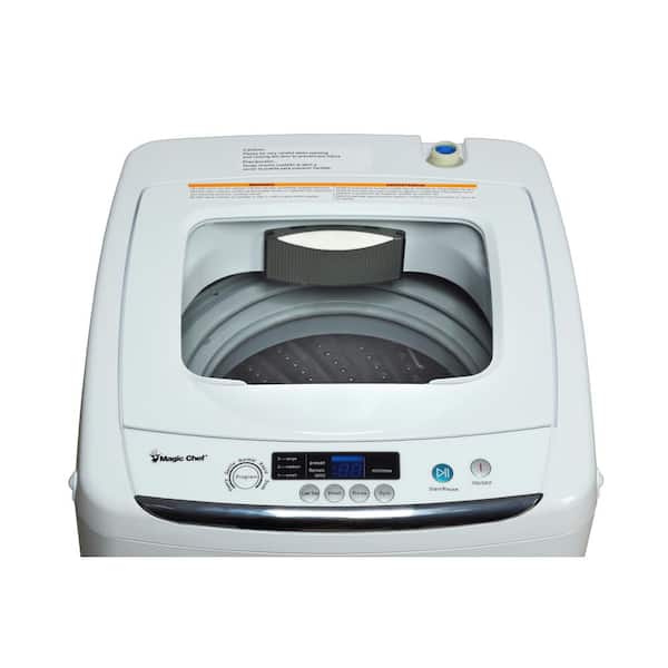 0.9 cu. ft. Compact Portable Top Load Washer in White