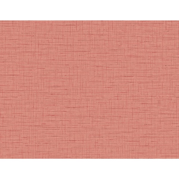 A-Street Prints Red Moroccan Coral Sisal Texture Wallpaper Sample