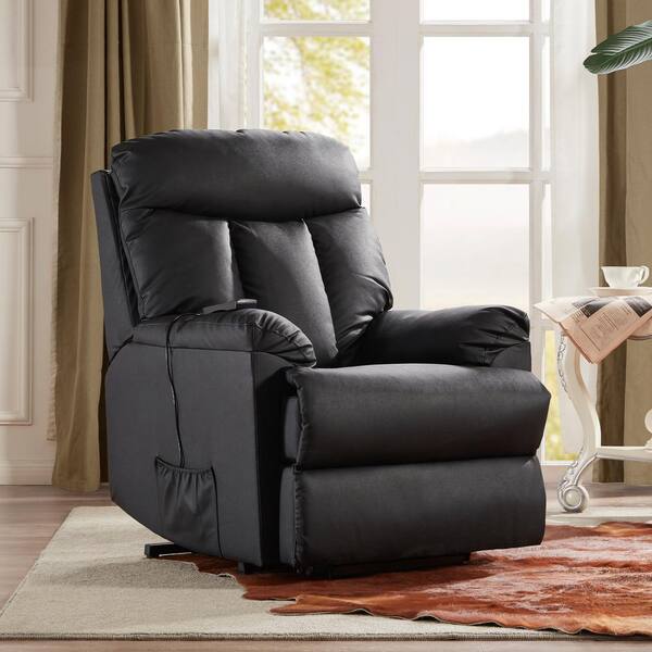 Adjustable Lift Chair Sofa Lounge, Leather Electric Recliner Lounge