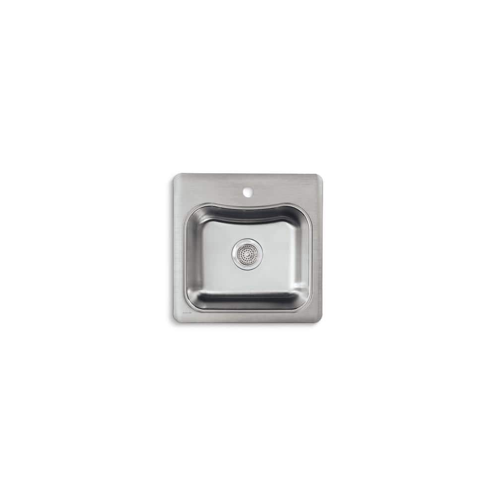 Stainless Steel Single Bowl Drop-In Bar Sink