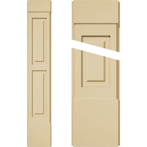 Ekena Millwork 2 in. D x 10 in. W x 60 in. L Primed Polyurethane Pilaster 1- Pack