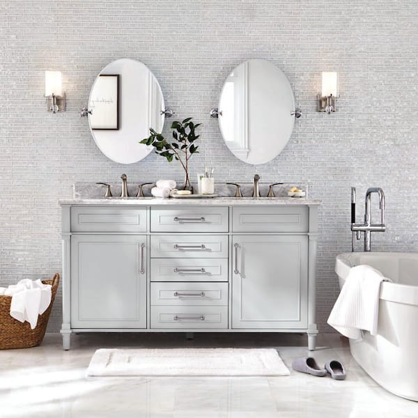 Glenshire 26 in. x 22 in. Frameless Pivoting Wall Mirror in Chrome Glenshire 26 in. x 22 in. Frameless Pivoting Wall Mirror in Chrome