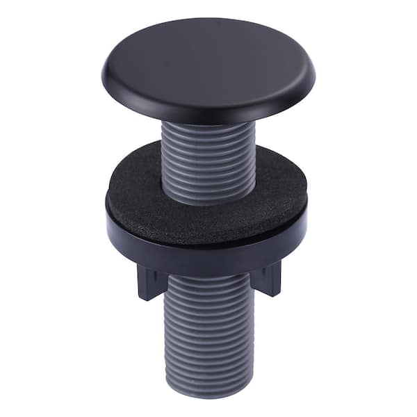 1.8 in. Kitchen Sink Hole Cover in Matte Black