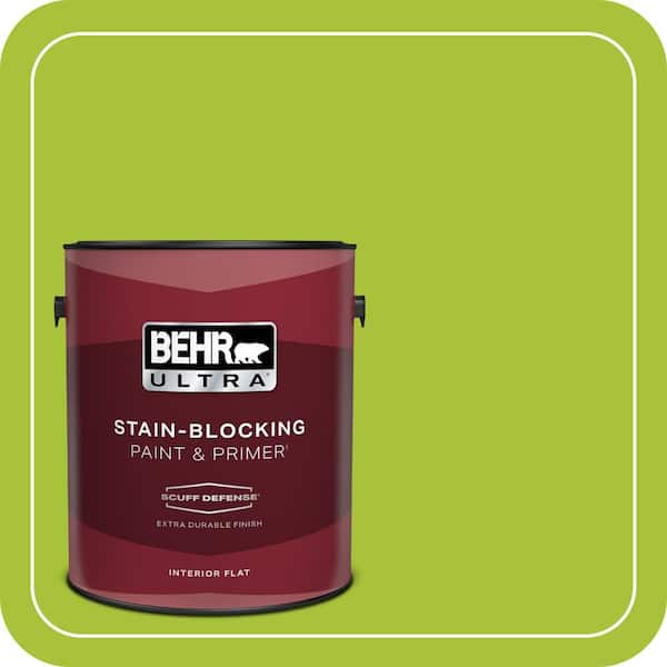 BEHR ULTRA 1 gal. #S-G-410 Green Crush Extra Durable Flat Interior Paint & Primer