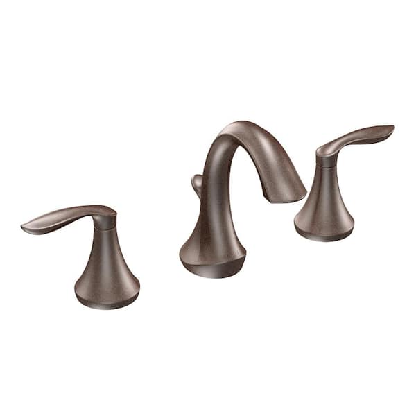 Eva 8 in. Widespread 2-Handle High-Arc Bathroom Faucet in Oil Rubbed Bronze