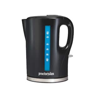 7-Cup Black Cordless Electric Kettle