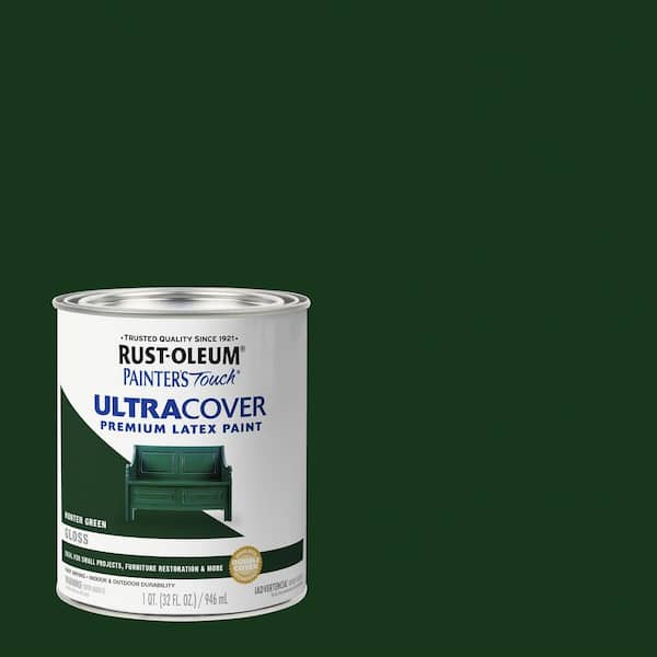 32 oz. Ultra Cover Gloss Hunter Green General Purpose Paint