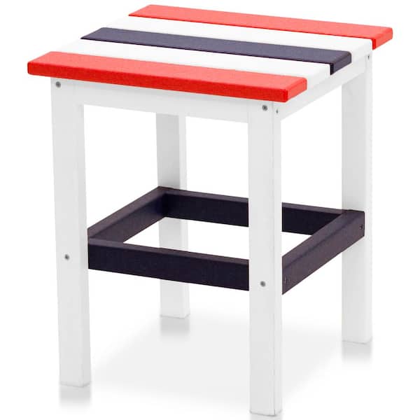 DUROGREEN Icon Patriot Plastic Outdoor Side Table
