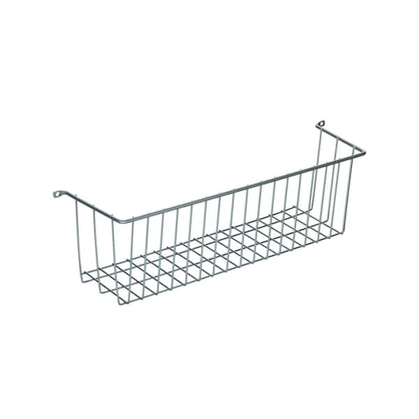 3.75 in. H x 14 in. W Chrome Alloy 1-Drawer Wire Basket