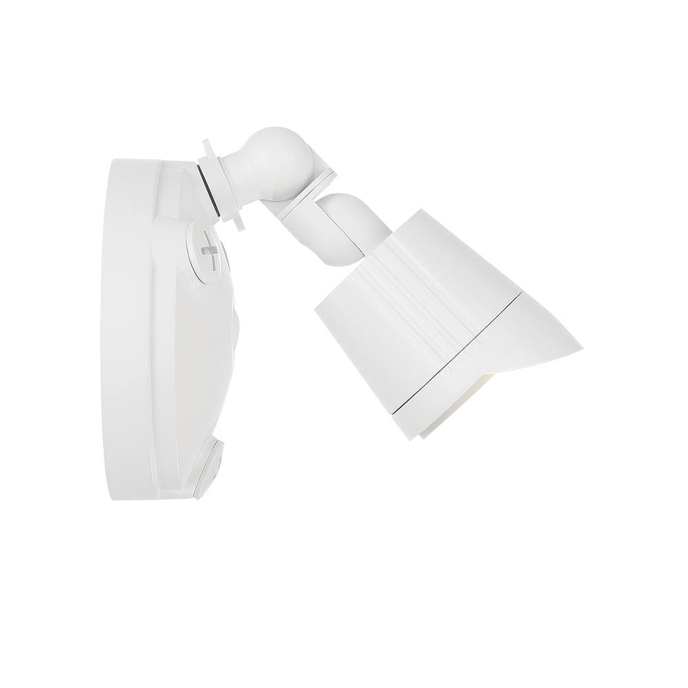 White Integrated LED Outdoor Security Flood Light