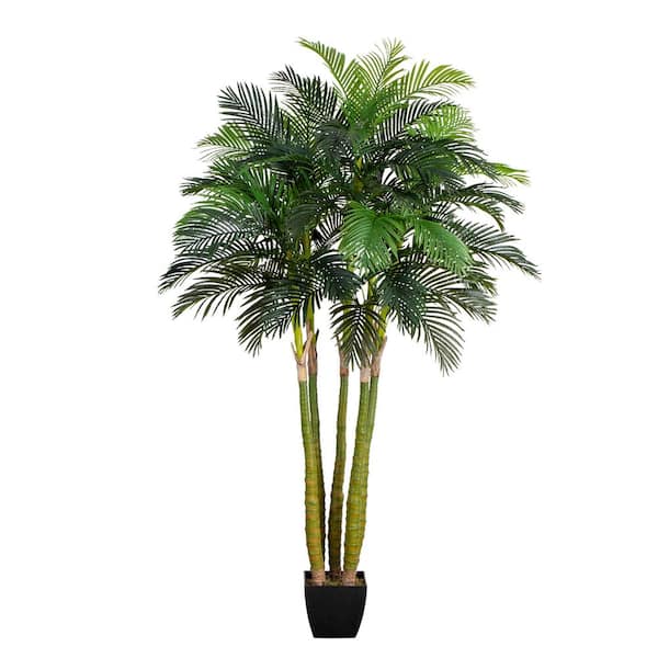 9.5 ft. Giant Five Stalk Artificial Areca Palm Tree