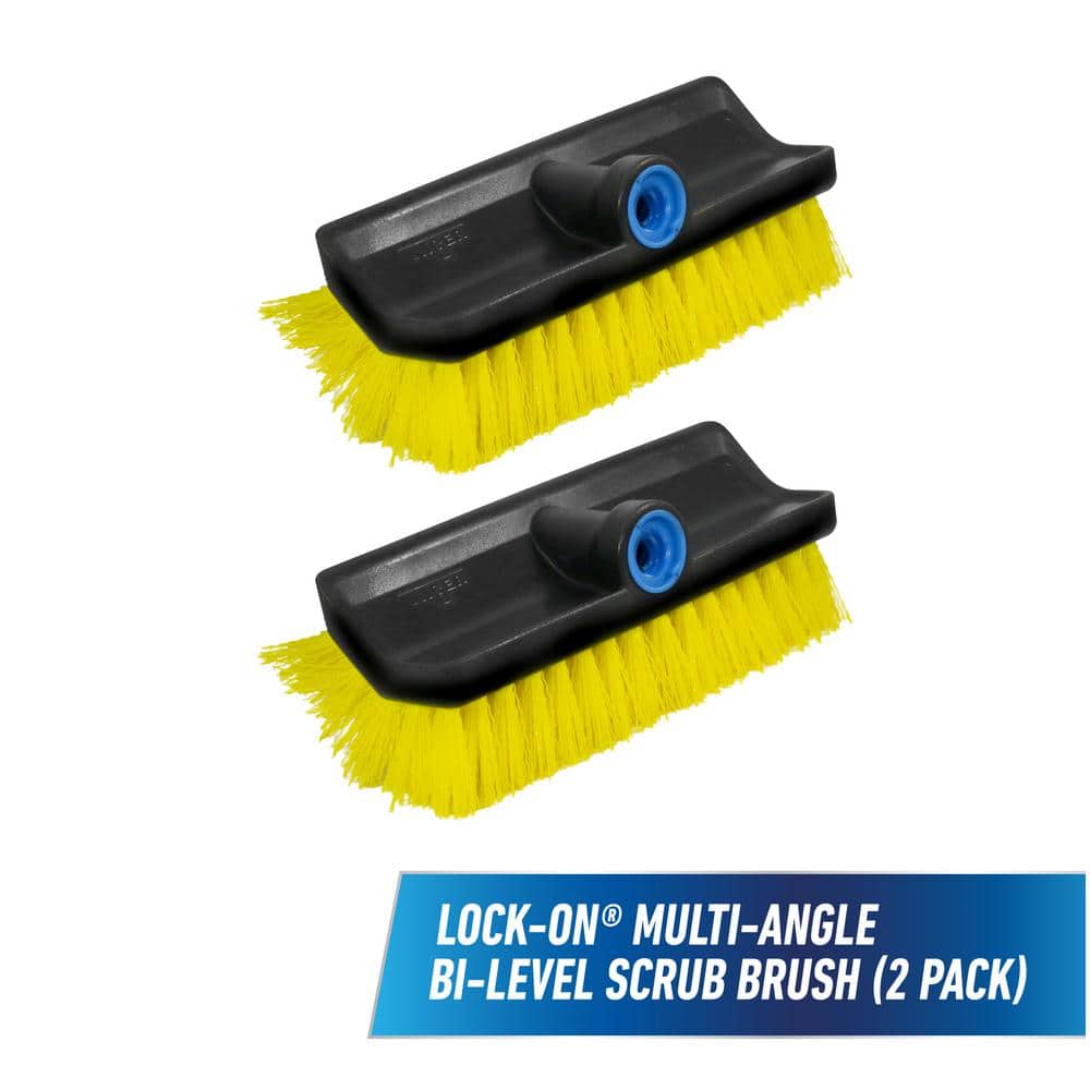 3 Libman 1.75 in. W Hard Bristle 4.5 in. Plastic/Rubber Handle Small Scrub  Brush