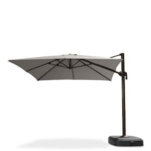 Portofino Comfort 10 ft. Resort Cantilever Umbrella in Dove Gray
