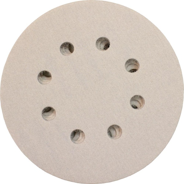 Makita 5 in. 320-Grit Hook and Loop Round Abrasive Disc (50- Pack)