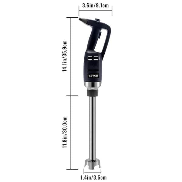 VEVOR Commercial Immersion Blender Constant Speed Heavy Duty 350W  Commercial Hand Mixer 304 Stainless Steel Hand Blender Commercial with  19.7 Removable Shaft for Kitchen Mixing 
