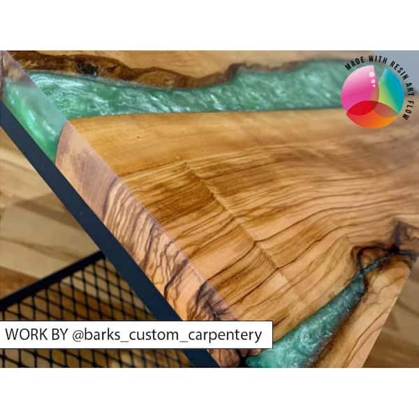Clear Epoxy Resin with High Gloss Finish for Tabletops - Woodcrafters Kit Woodcrafter Tabletop Epoxy 2 Gallon