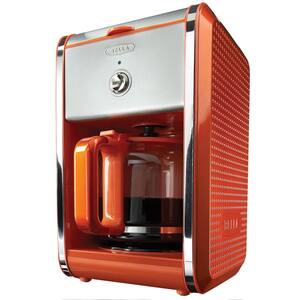 Dots 12-Cup Coffee Maker in Orange