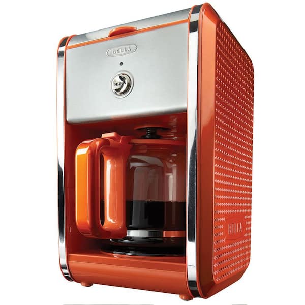 Bella Dots 12-Cup Coffee Maker in Orange